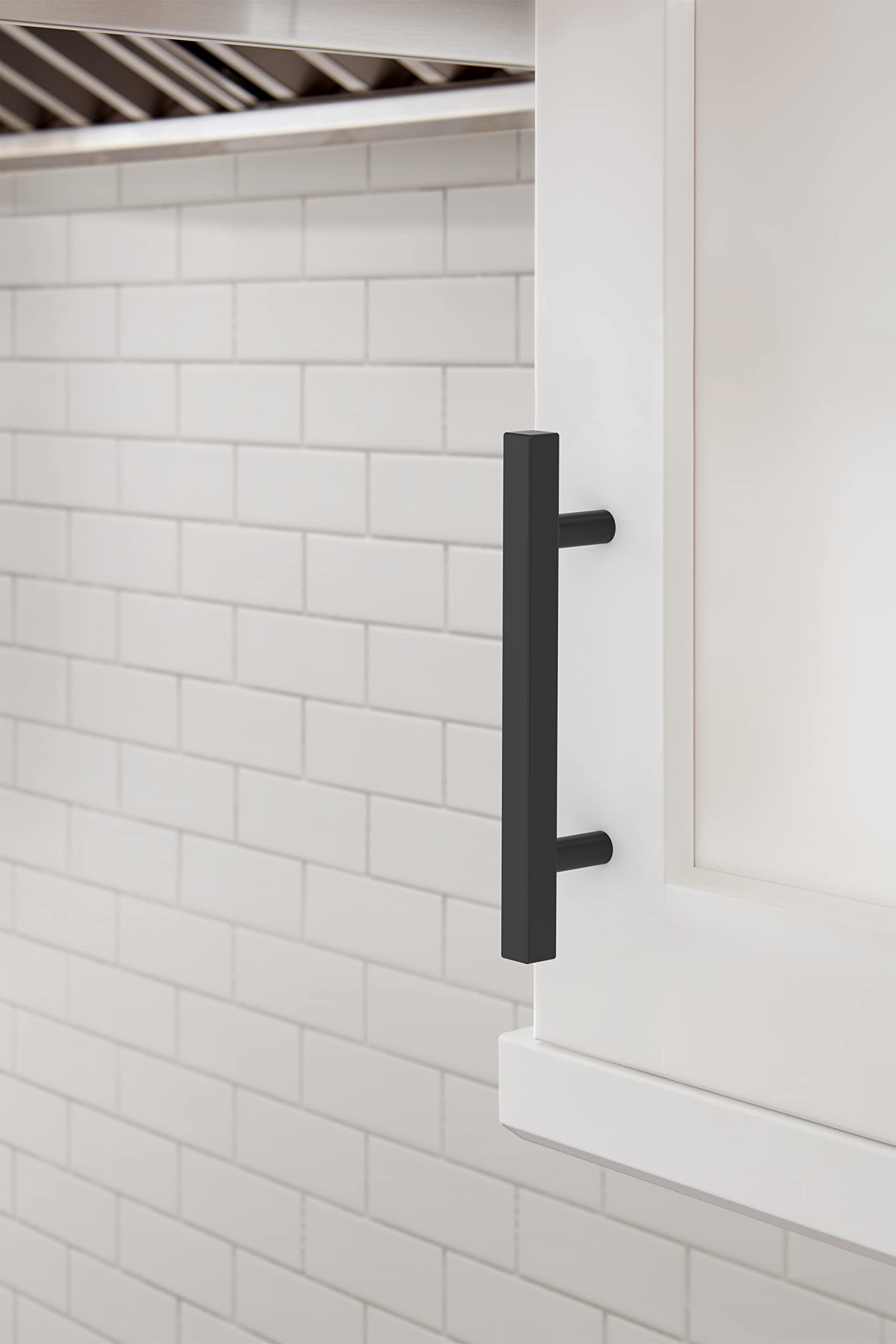 Amerock BP37171MB Everyday Modern Cabinet Pull, 3-3/4 in (96 mm) Center-to-Center, Matte Black - Image 2