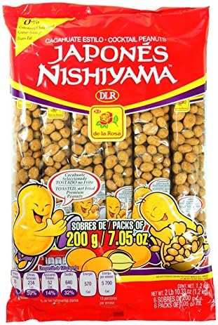 Product Of De La Rosa , Japones Nishiyama Cocktail- Tube, Count 6 (7.05 oz) - Snacks / Grab Varieties & Flavors