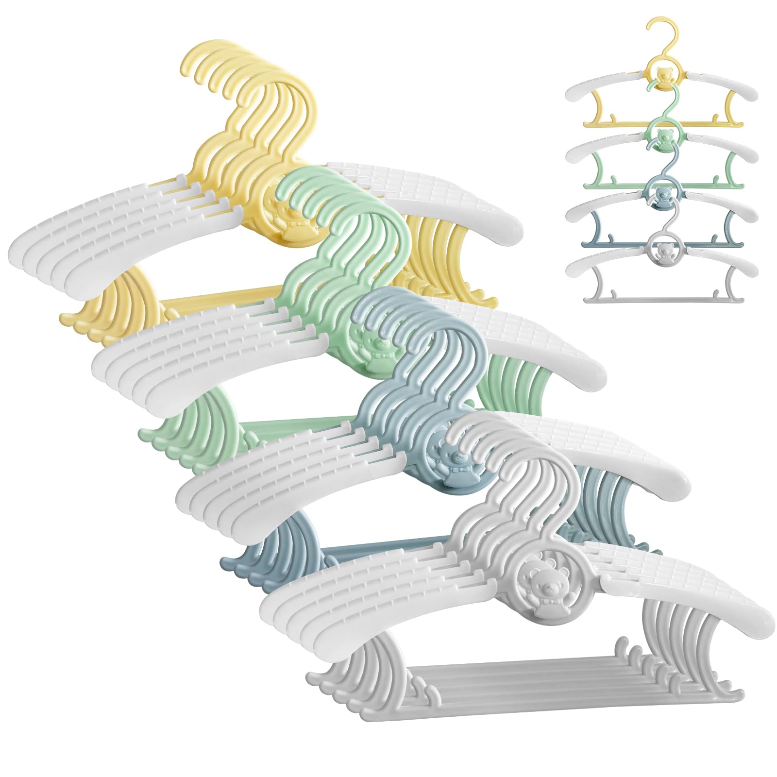 JSF Baby Hangers Adjustable 20-Pack