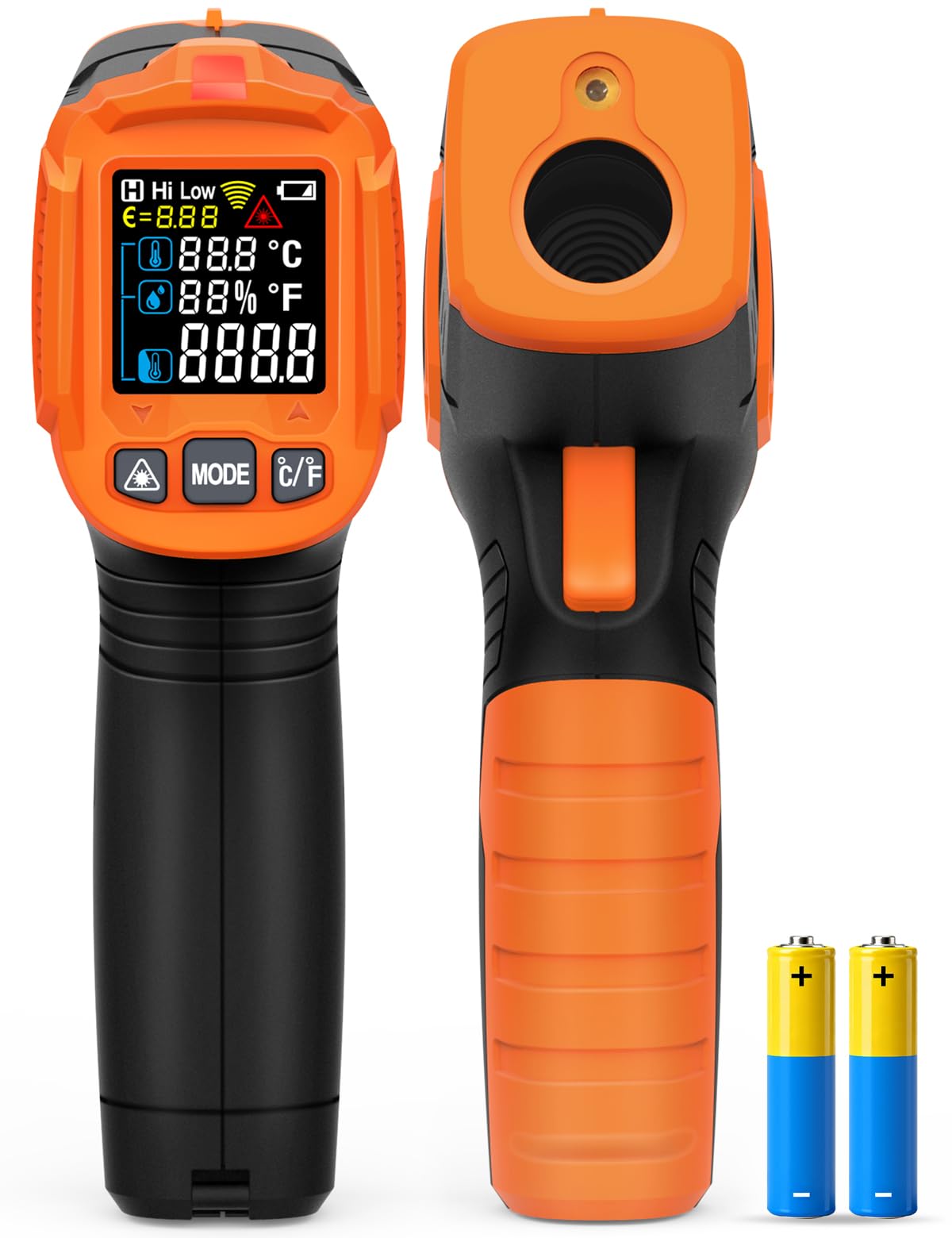 Termometro Infrarossi Professionale POROMETISTO, Pirometro IR -50~800°C