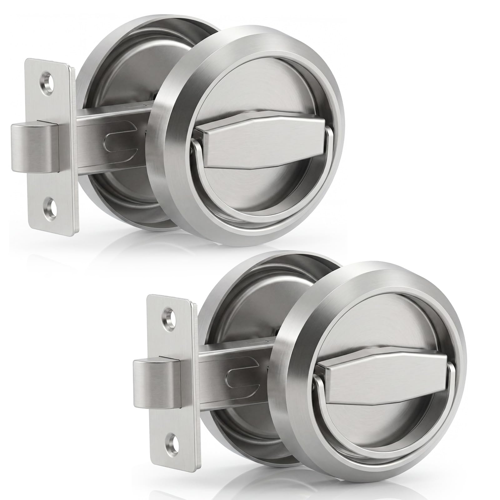 Low Profile Door Knob - Easy Install & Space Saving -12 Low Profile Door Knob - Easy Install & Space Saving -12