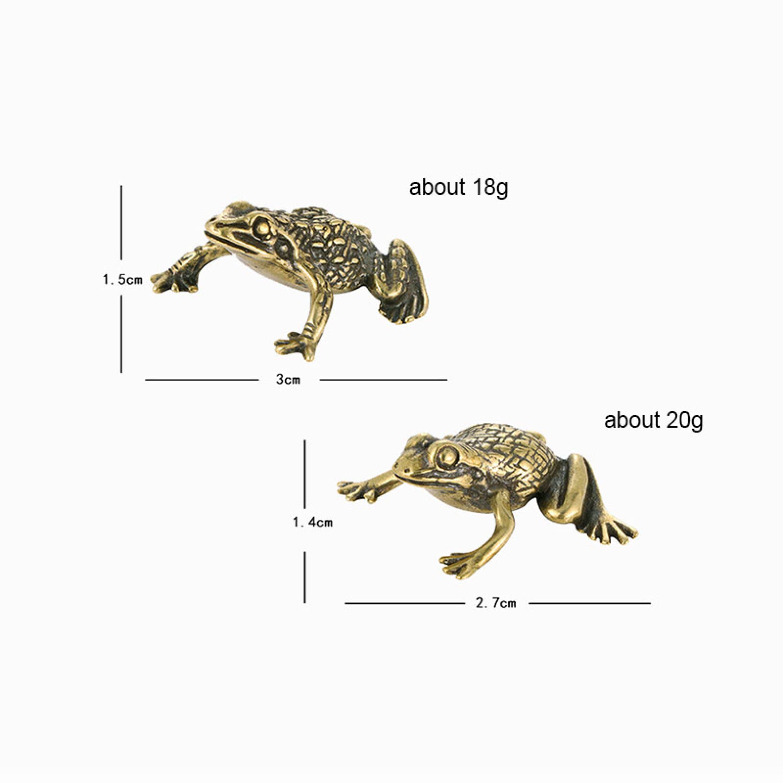 Frosch-Kröten-Statue aus reinem Kupfer, Ornamente für den Schreibtisch, antikes Messing, Tee-Haustier-Kollektion, Heimdekoration für Wohnzimmer, Tierfiguren