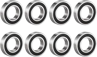 uxcell 6903-2RS Deep Groove Ball Bearing Double Sealed 1180903, 17mm x 30mm x 7mm Carbon Steel Bearings (Pack of 8)