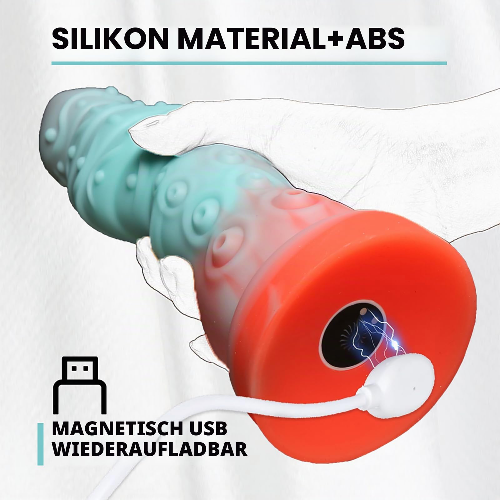 TUONID Anal Vibrator Mit Fernbedienung 23.5CM Monster Dildo Anal Dilatator Alien Dildo G Punkt Prostata Stimulator Vibrations massagegerät Schwuler extremer SM Erotisches Sextoys für Männer Frauen