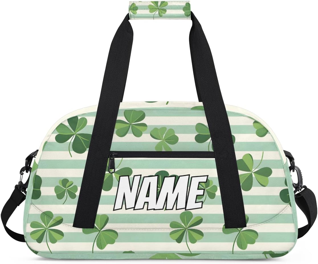 Custom Golf Themed Sports Gym Bag Personalized Ball Sports Name Travel Duffel Bag Customized Weekender Overnight Bags for Women Men