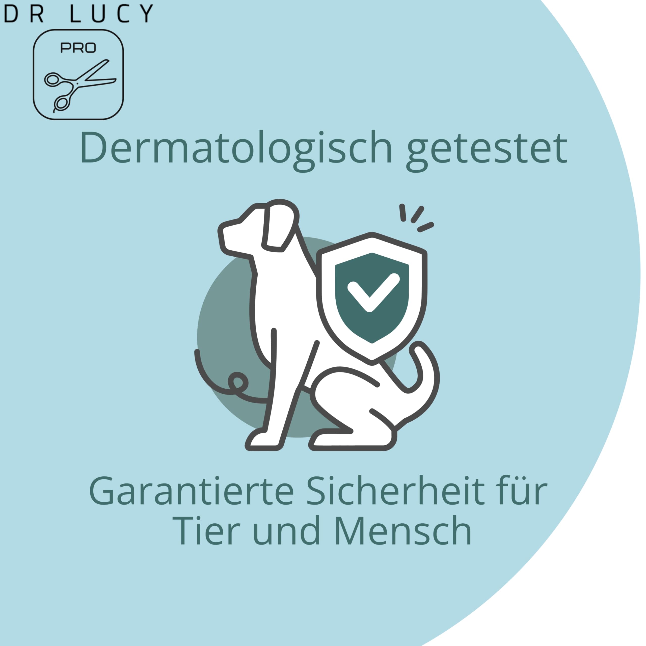 DR Lucy Pro Easy Brush Oil 500 ML Huile démêlante - Concentré | Huile démêlante pour chien avec huile d’amande et vitamine E pour le soin nourrissant du pelage