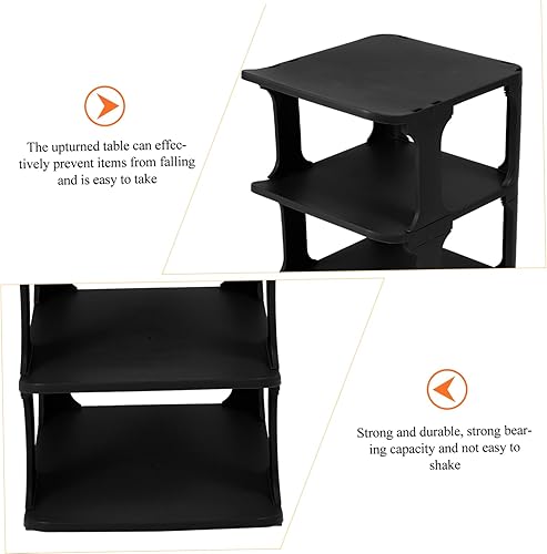 Miniatura 5 de STOBAZA Zapatero de múltiples capas Soporte para zapatos multifunción para ahorrar espacio, estante de almacenamiento de zapatos único organizador