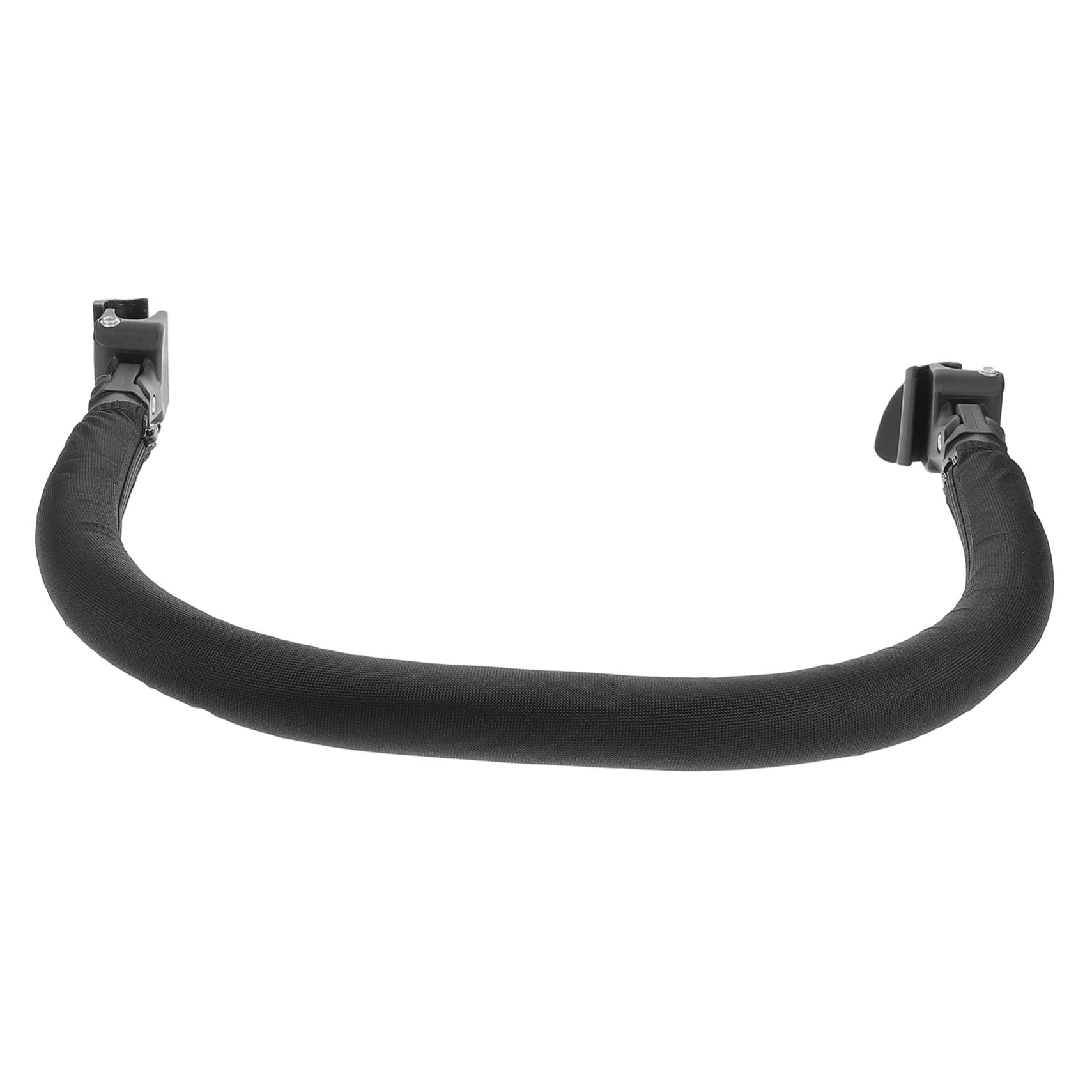 Manija Extensible para Cochecito de Ñiño Barra Protectora Negra de Metal y Espuma, Fácil Instalación y Accesorios para Sillas de Paseo y Carritos para Bebés