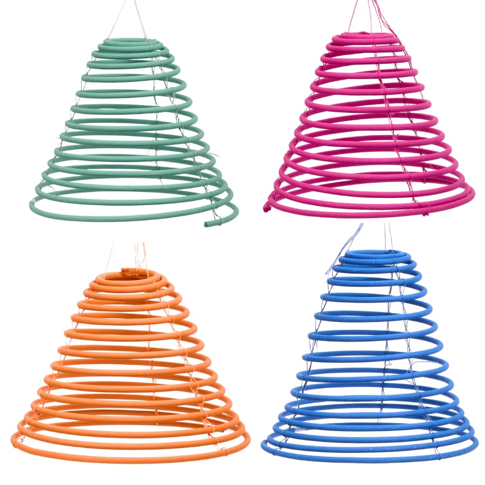 Pacco 2 Pz Spirale Zampirone Esterno o Interno Citronella, Candela Naturale Bobina Bastone Incenso Lunga Durata, per Interni Esterni Giardino Parco Campeggio Pic Nic Grigliate Cene