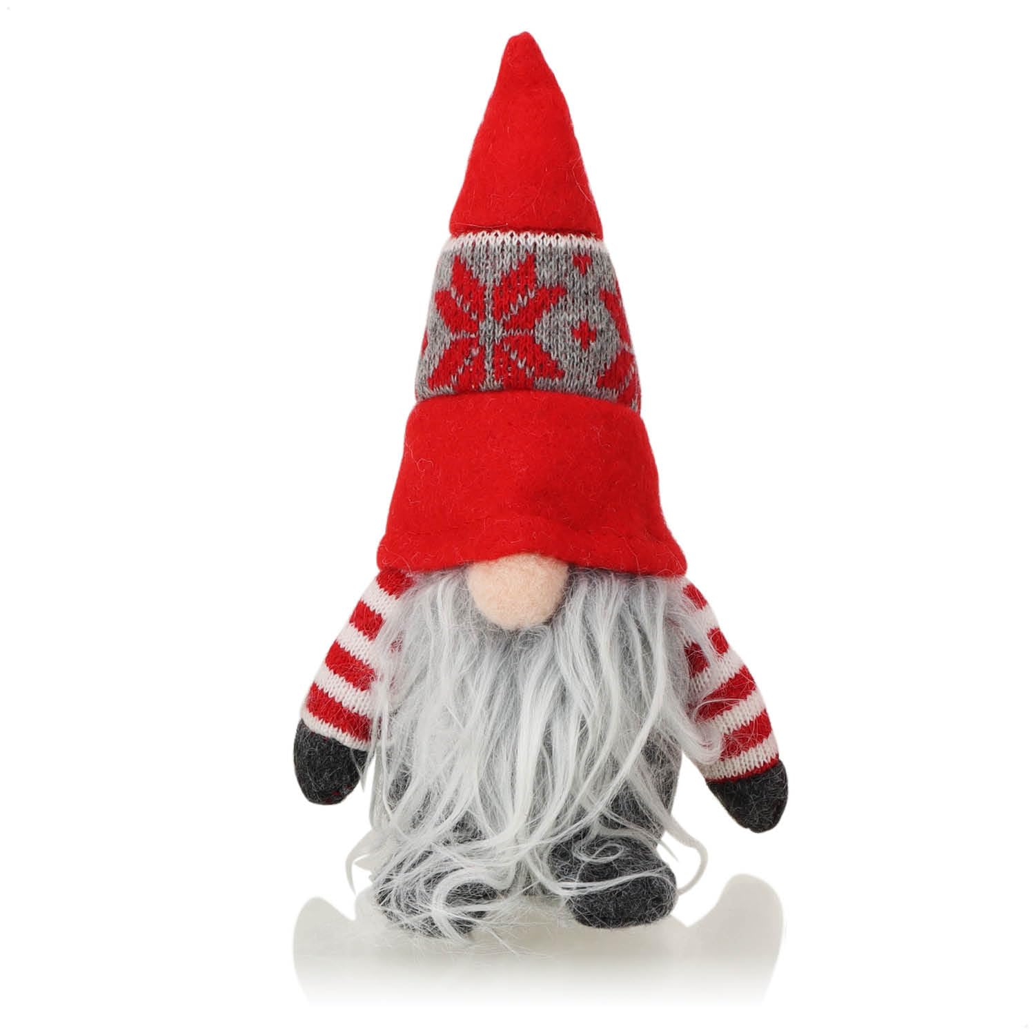 6x Weihnachts-Wichtel Aus Skandinavien – Süße Gnome Mit Bart & Mütze, Je 15 Cm, Für Festliche Winterdeko