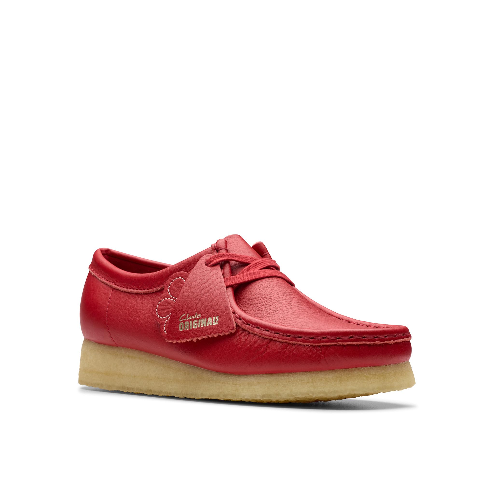 Clarks Originals Women's Wallabee 26180683, Red Leather, 5.5