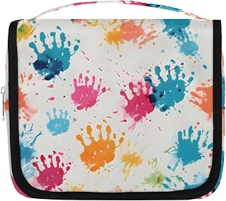 Coloridas impresiones de mano colgantes, kit ...