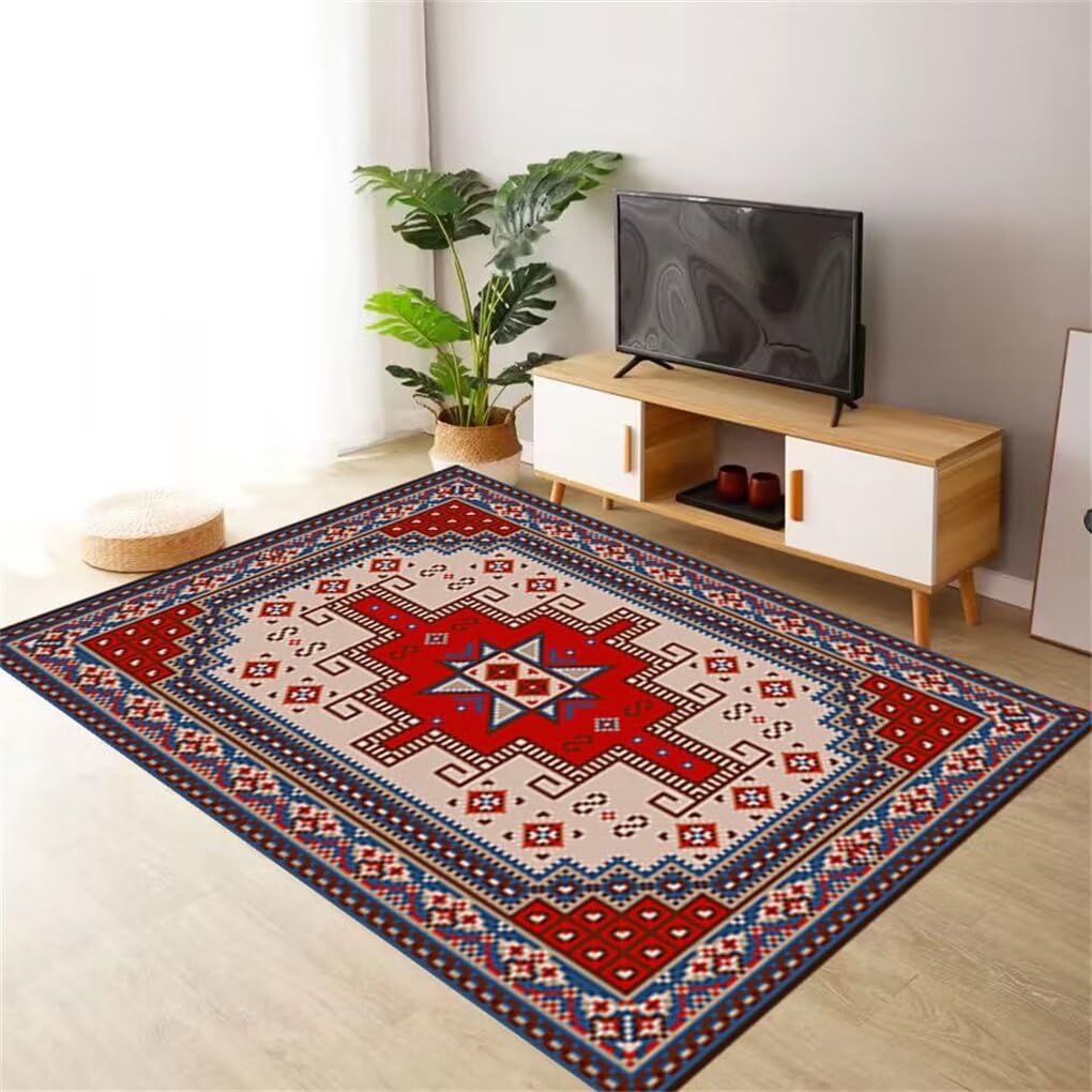 Tapis de salon universel rouge pour chambre ado tendance
