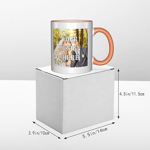 Miniatura 5 de Taza de café personalizada, tazas personalizadas con logotipo y foto, taza personalizada, diseña tu propia taza de café personalizada, regalos