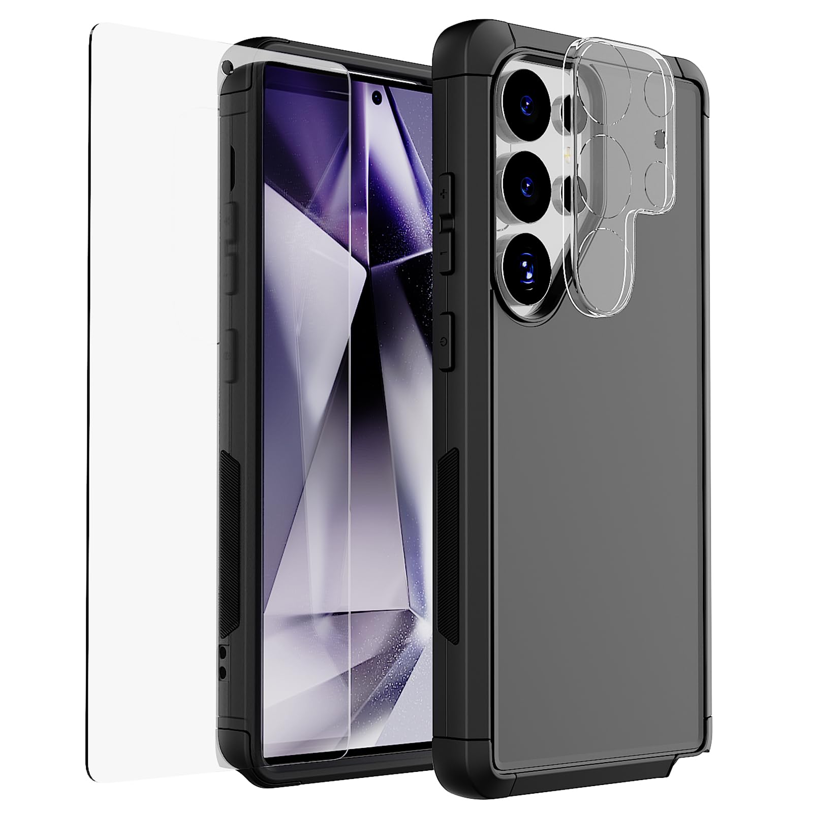 droperprote for Samsung Galaxy S25 Ultra Case with Screen Protector & Camera Lens Protector - Heavy Duty Shockproof Phone Case with Military-Grade