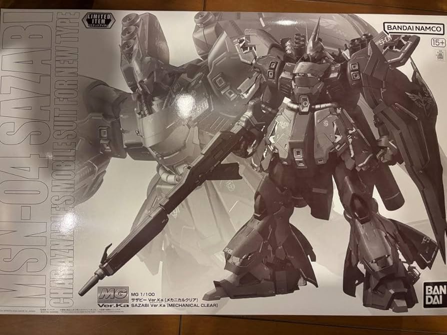 Amazon | MG 1/100 サザビーVer.Ka メカニカルクリア プラモデル