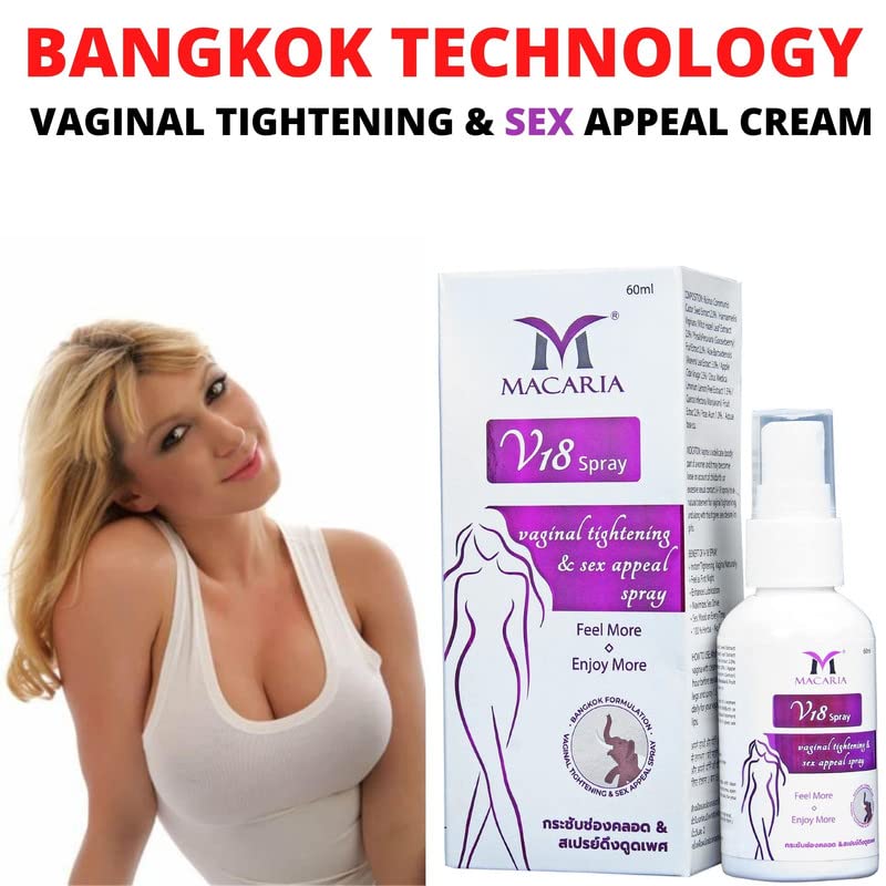 MACARIA Vaginal Pussy Yoni Tightening Shrink Virgin Again Spray for Women Intimate Parts