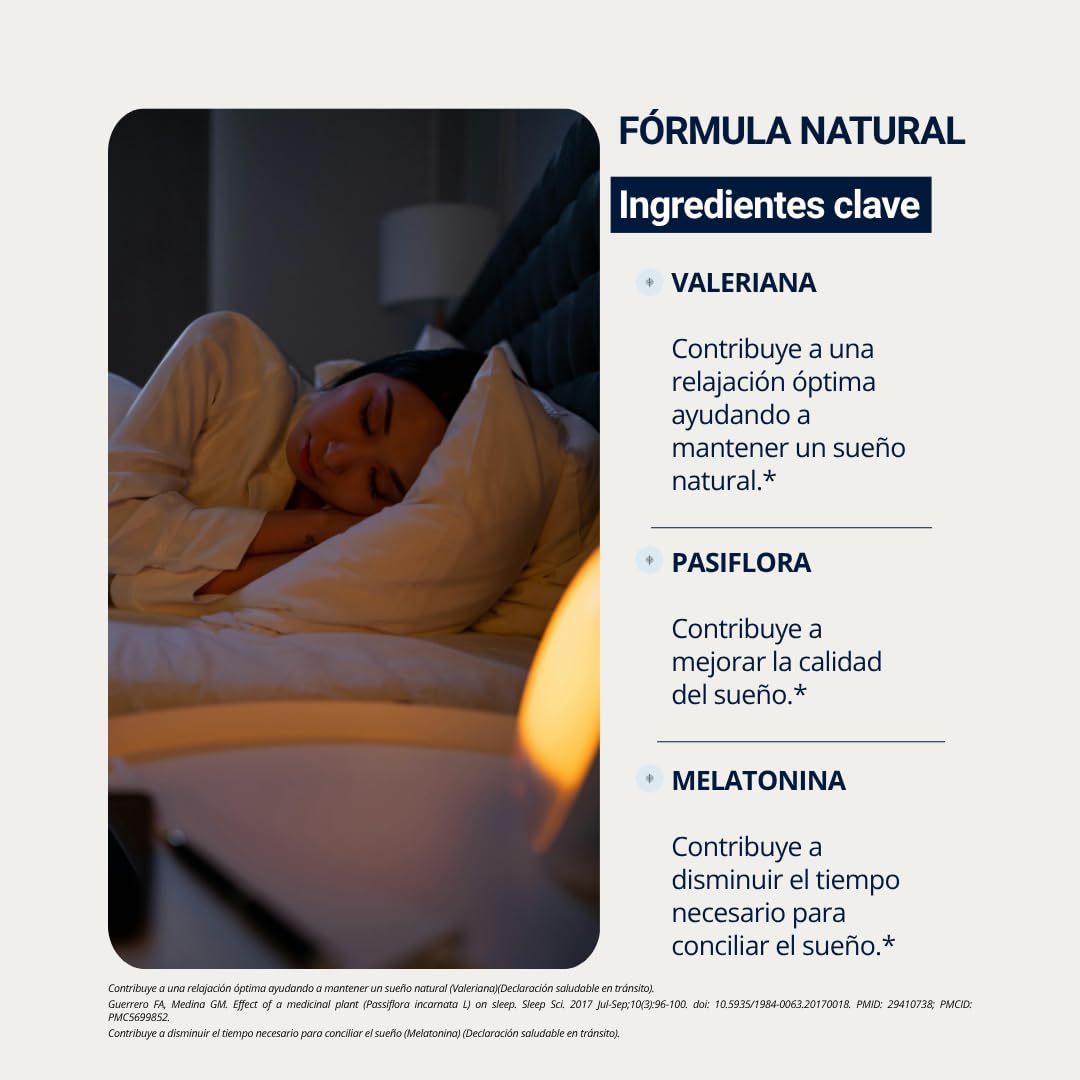 Ansiomed Sueño 30 Comprimidos Pack de 2 - Reduce el Tiempo para Dormir y Mejora la Calidad del Sueño con Valeriana, Amapola, Melatonina y Griffonia