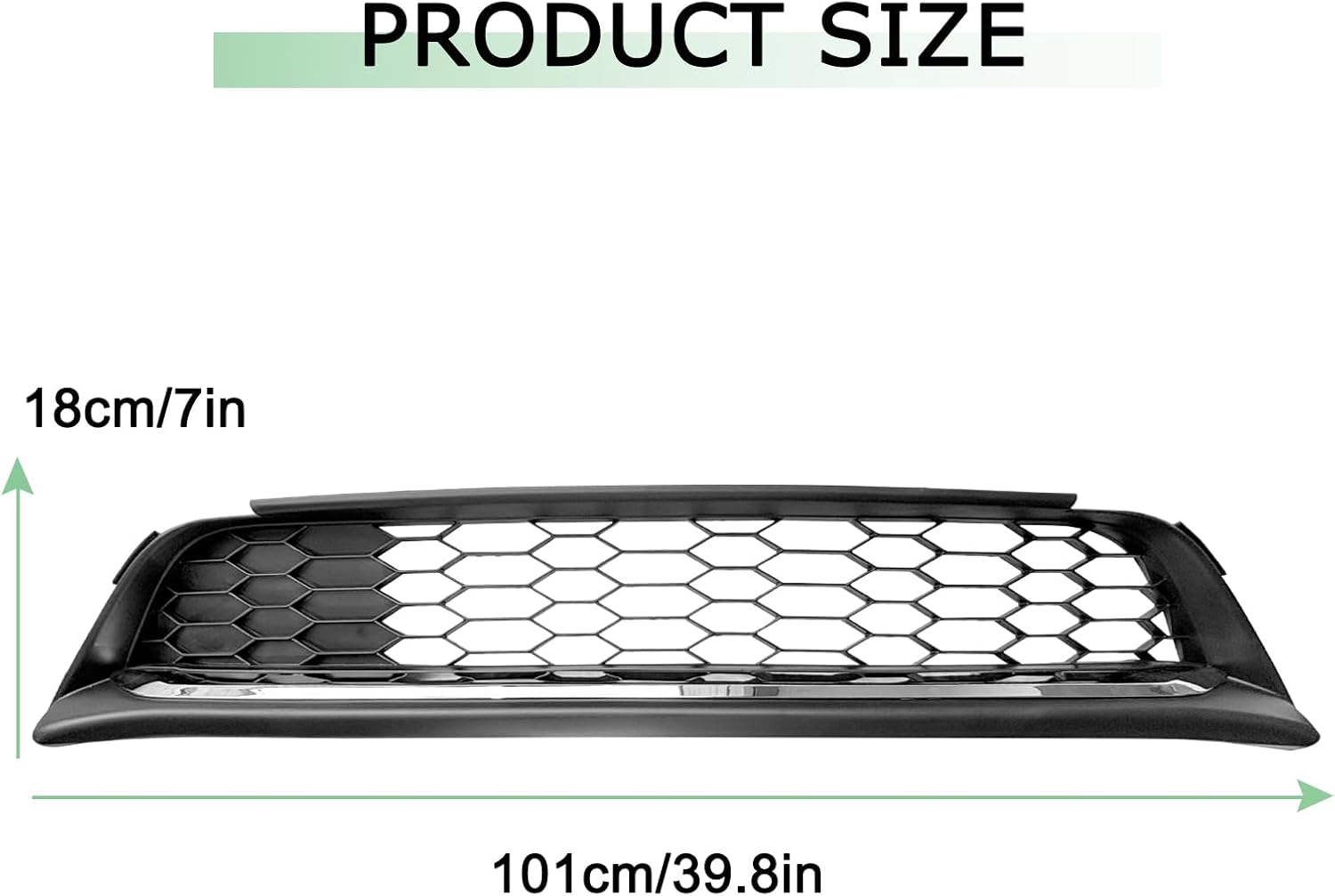 Front Bumper Grille Compatible for Honda Accord Lower Grill 2016 2017 HO1036126