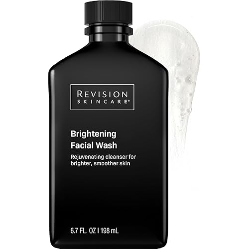 Revision Skincare Brightening Facial Wash, Exfoliating Face Cleanser with Vitamin C and Vitamin E, 6.7 fl oz