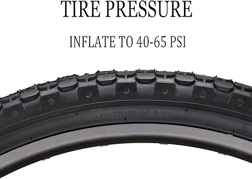 Miniatura 6 de Hycline Neumático de bicicleta, neumático de repuesto plegable de 2426x2.125 pulgadas para bicicleta de crucero de playa