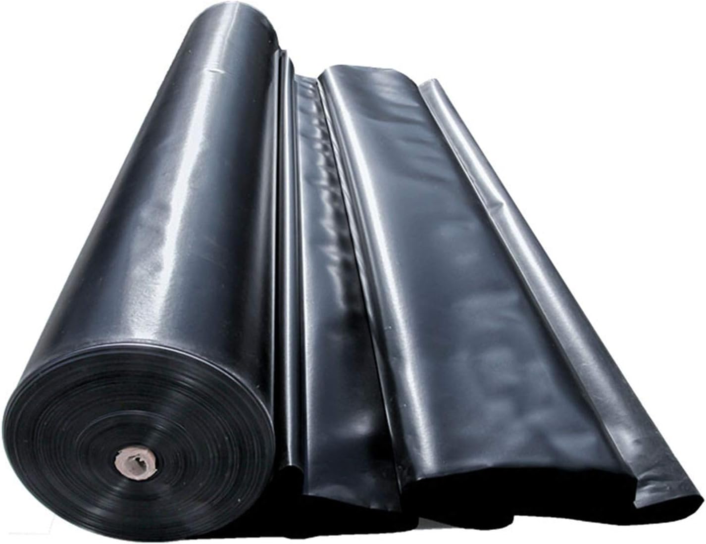 Heavy-Duty Waterproof Tarpaulin Black HDPE Pond Liner - Durable 0.2mm/0.3mm Thickness for Fish Ponds, Water Gardens, Streams & Fountains - Ideal for Outdoor Use