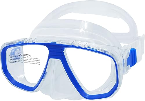 Máscara de buceo atemporal, vidrio templado antivaho, falda de silicona antifugas, equipo de buceo y esnórquel para adultos