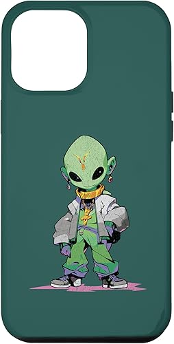 Miniatura 10 de iPhone 13 Pro Alien Rapper Cool Music Retro Vintage Cute Dancing UFO Space Case