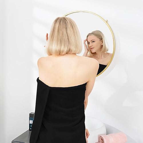 Miniatura 9 de COZYART Juego de 6 toallas de baño de algodón turco, tamaño grande, de color rosa intenso, para hotel, para baño, juego de 6 toallas de baño gruesas