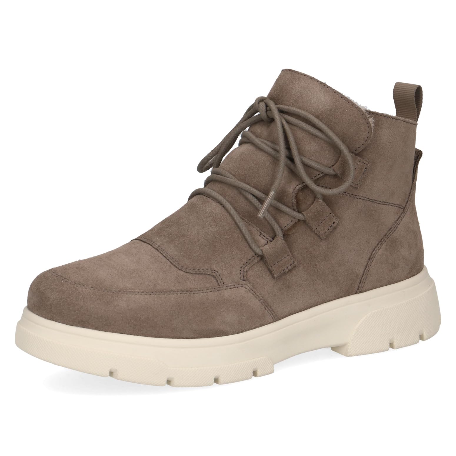 CAPRICE Women's Damen 9-26255-45 Fashion Boot, Dk Taupe Suede, 3.5 UK