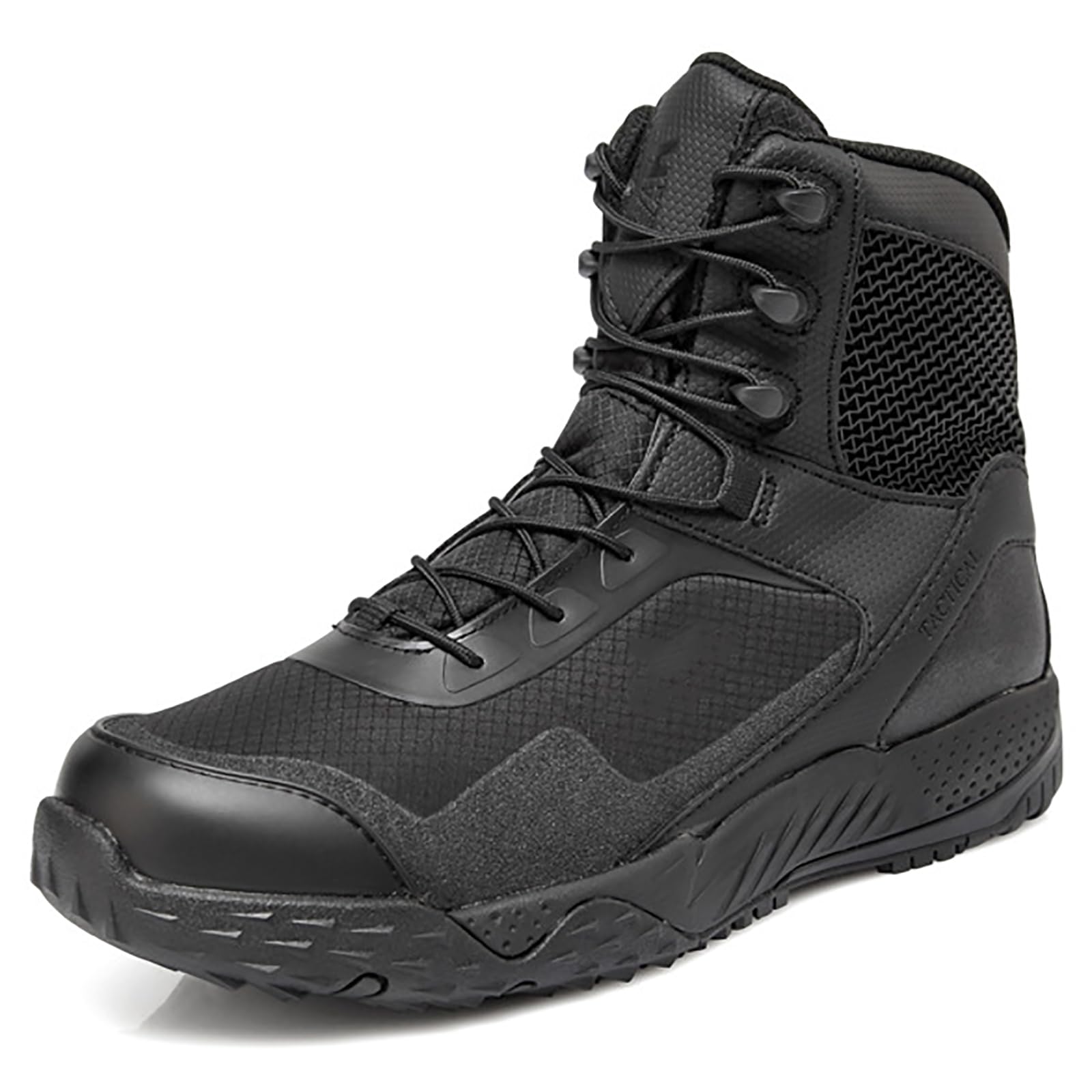 Taktyczne buty bojowe, Męskie sznurowane taktyczne buty pustynne piaskowo-czarne, rozmiar 37-45 EU(Black,39 EU)