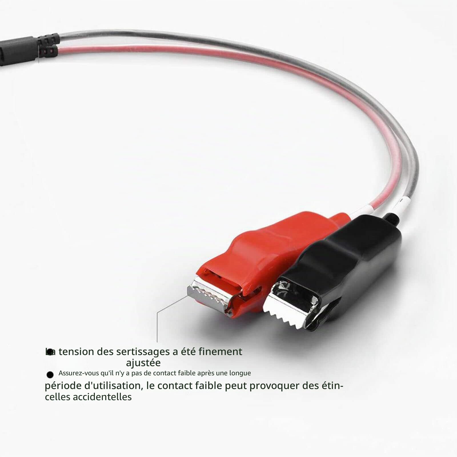 Câble de pêche pour batterie - Double connecteurs - 3,8 m - Pour moulinet de pêche électrique Daiwa/Shimano