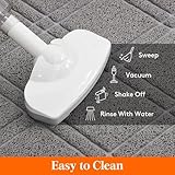 Premium Door Mat 90x60cm Grey Rubber Heavy Duty Non Slip PVC Doormat 24 x 35 Inch - Image 6