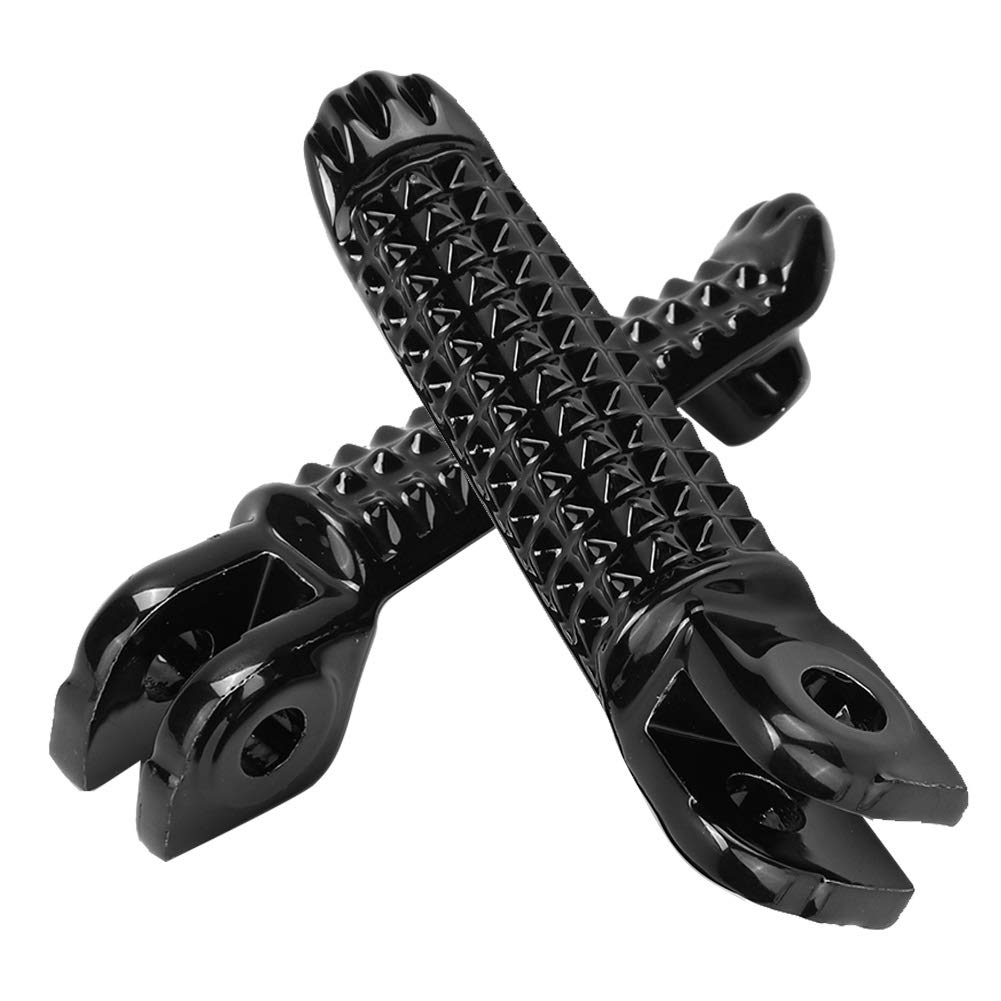 KSTE Alluminio Compatible with Moto Anteriore Pedane Fits Pedale di Ricambio Compatible with YZF R1 R6 R6S