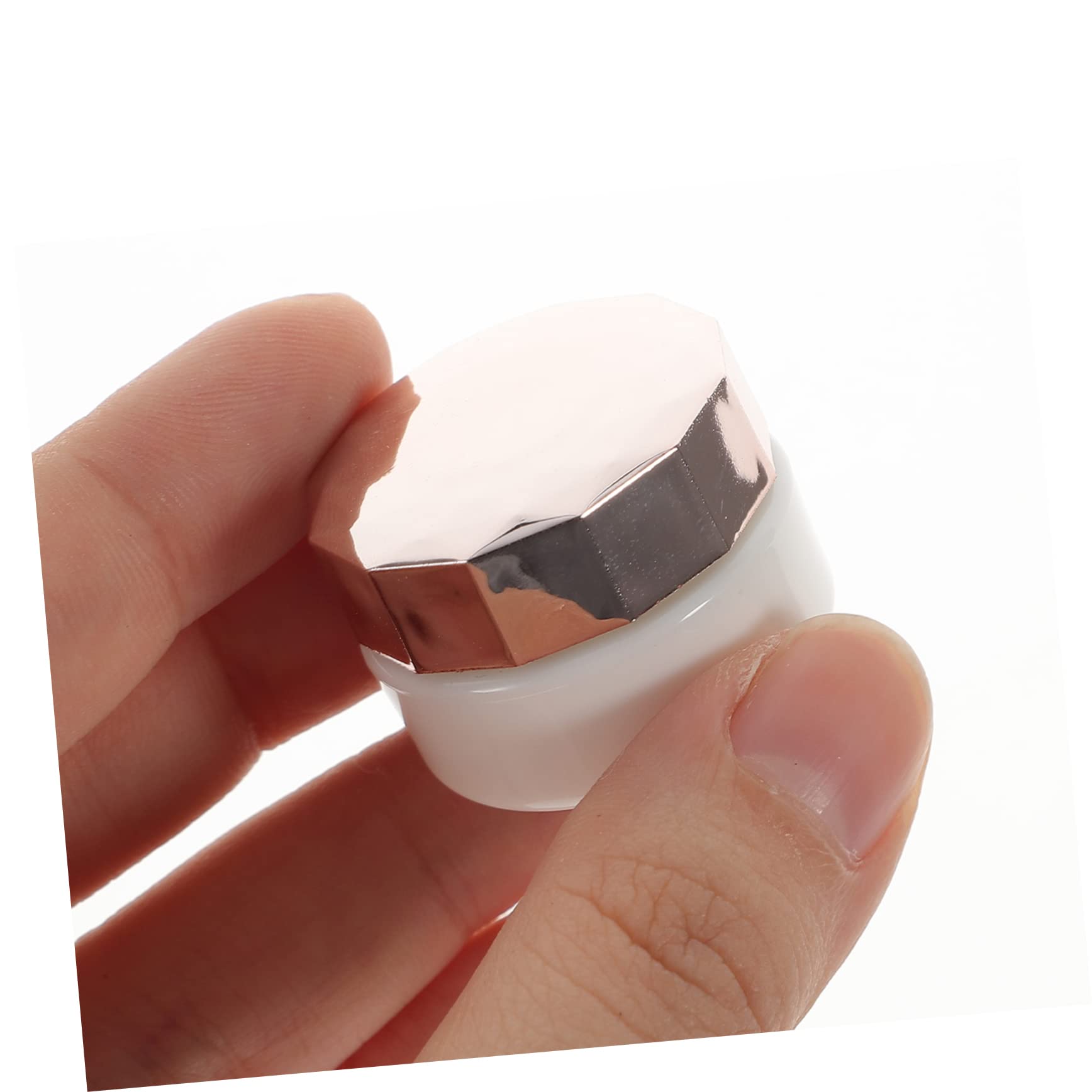 STOBOK 4er-set Mini-make-up-behälter-set Reise-kosmetik-aufbewahrungsbox Mit Deckel Leere Nachfüllbare Kunststoffgläser Für Cremelotion 12 Stück * 4