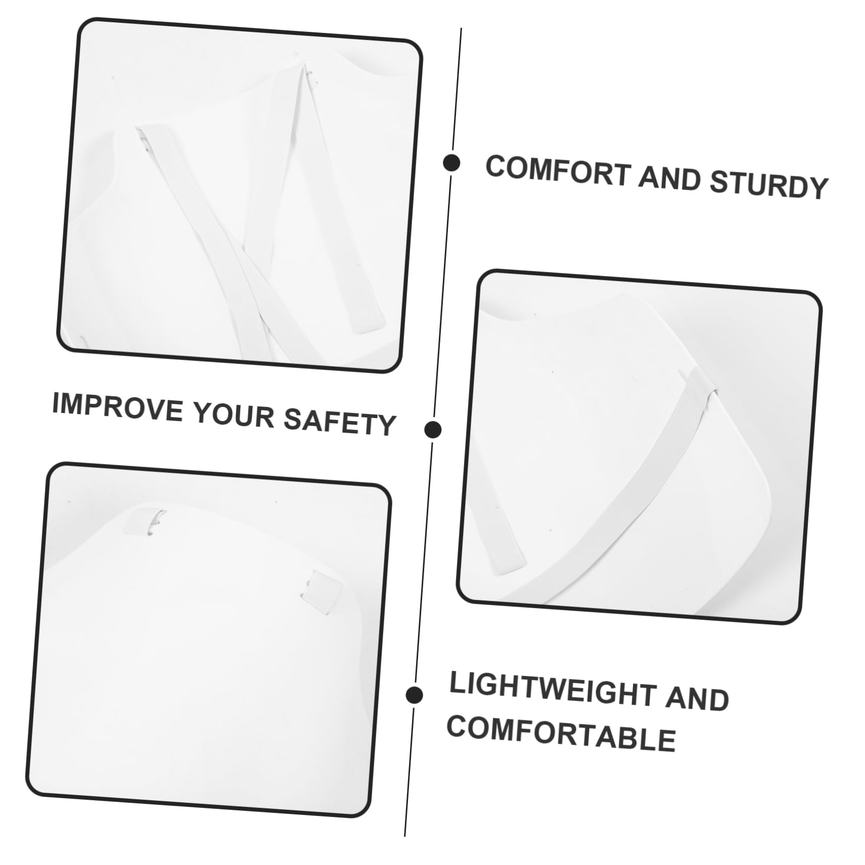 INOOMP Fencing Chest Guard Men's Chest Protector Comfort Design Portable Easy to Use for Adults