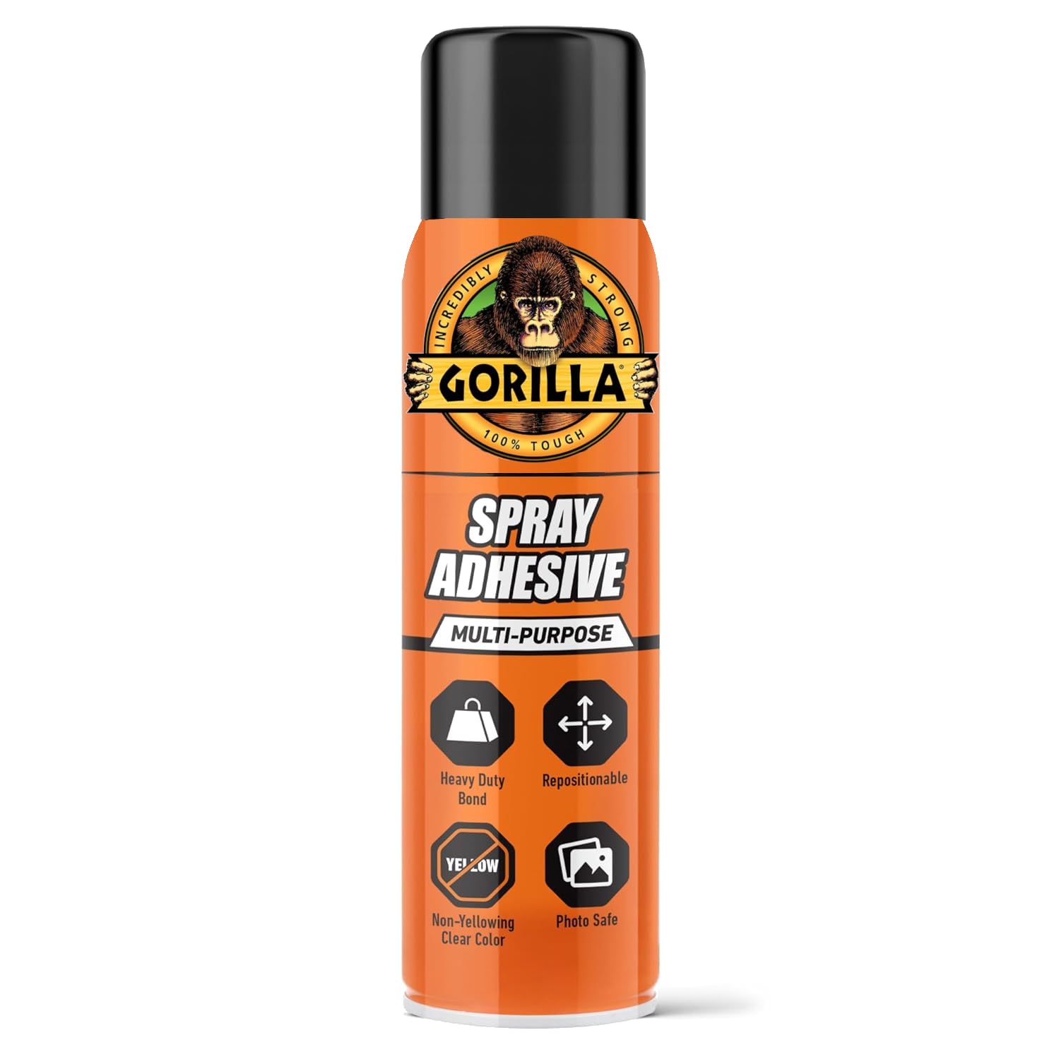 Gorilla Heavy Duty Spray Adhesive - Multi-Purpose - Multi-Surface - 400ml