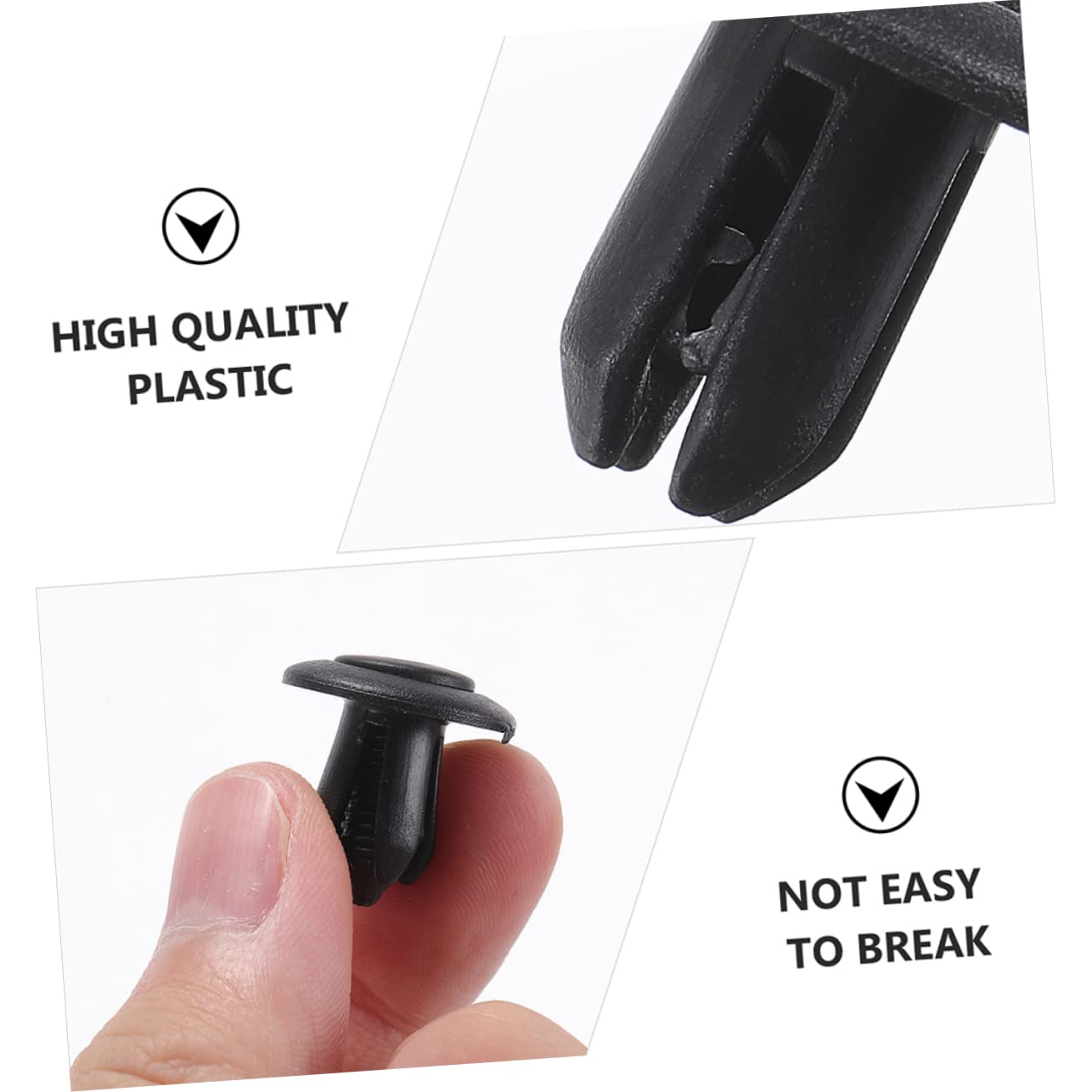 200Pcs Dishwasher Kick Plate Trim Retainer Clips Durable Fastener Clips for Engine Cover Body Insulation Replacement for Various Dishwashers