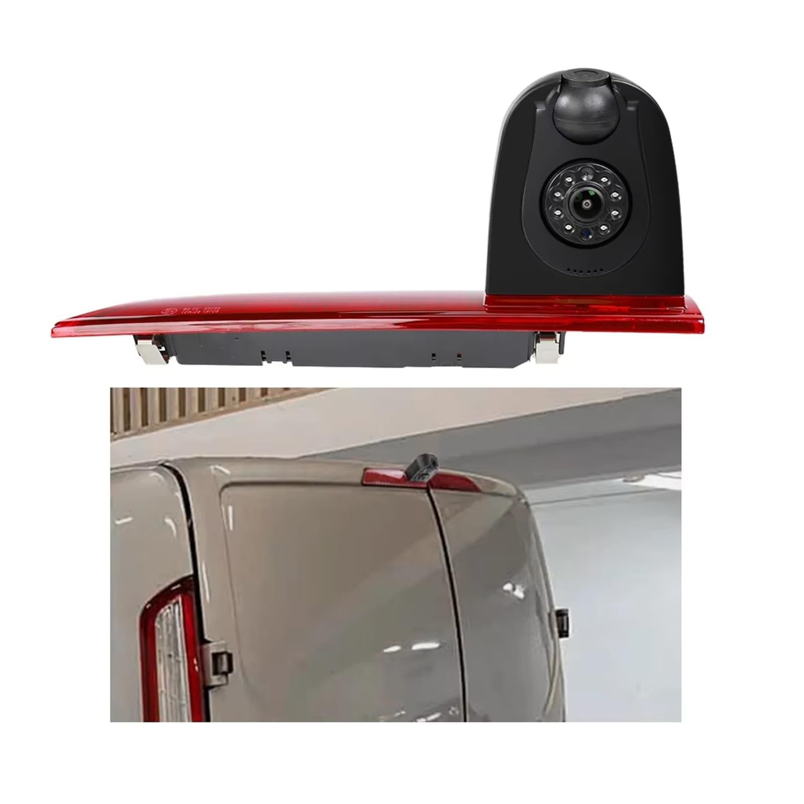 Cámaras Traseras para Ford para Transit para Custom 2016 Después Quinta Luz Freno Cámara Doble Lente IR Cámara LED De Estacionamiento