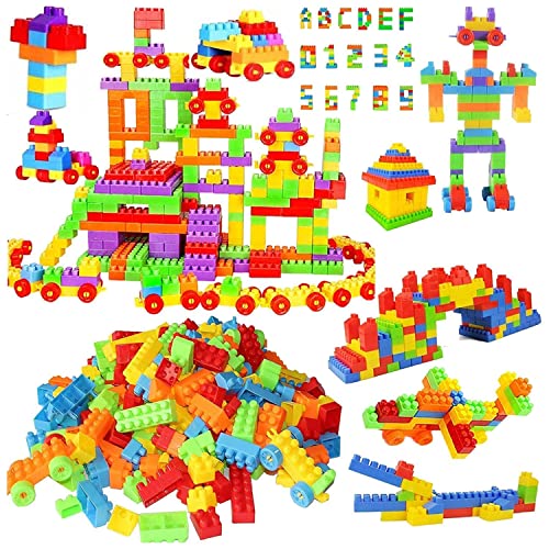 Image of Gambit Bulid Structures Interlocking Play Mat Train Blocks Set (100 Pieces) Smart Activity Fun and Learning Train Blocks for Kids - Multi-Color