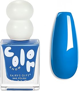 Blue Nail Polish - Quick Dry Navy Blue Nail Varnish Glossy Finish, Long ...