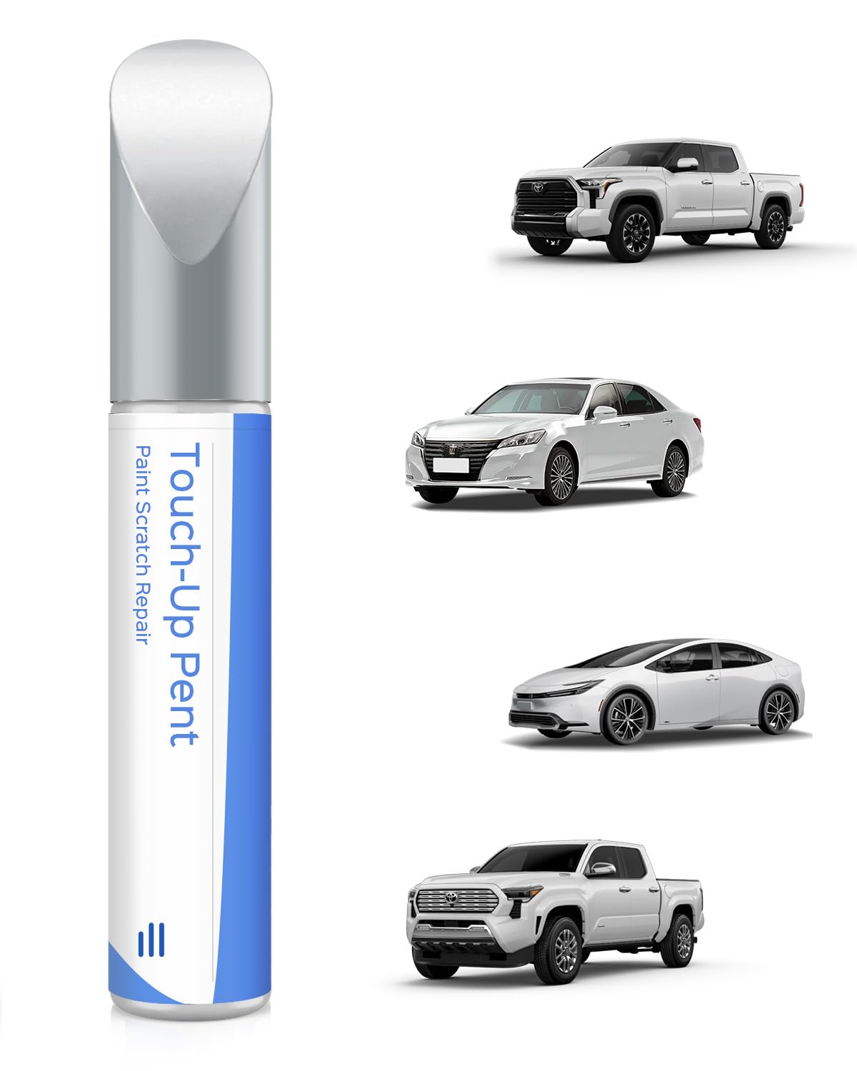 070 Blizzard Pearl Tricoat Touch Up Paint Compatible with Toyota Exact Match Chips and Nicks Touch Up