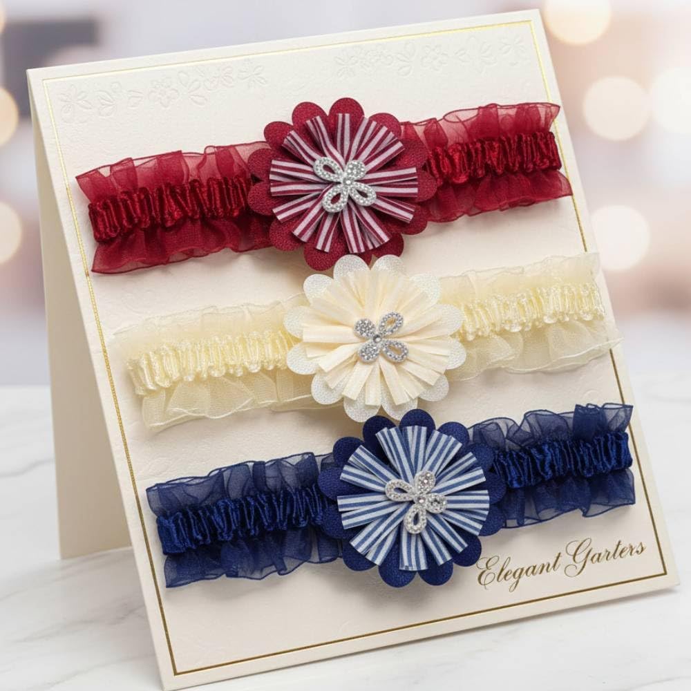 Alvero Designer Floral Baby Girl Bow Headband, Soft Stretchable Hairband, Elegant Lace & Satin Ribbon Hair Accessory for N...