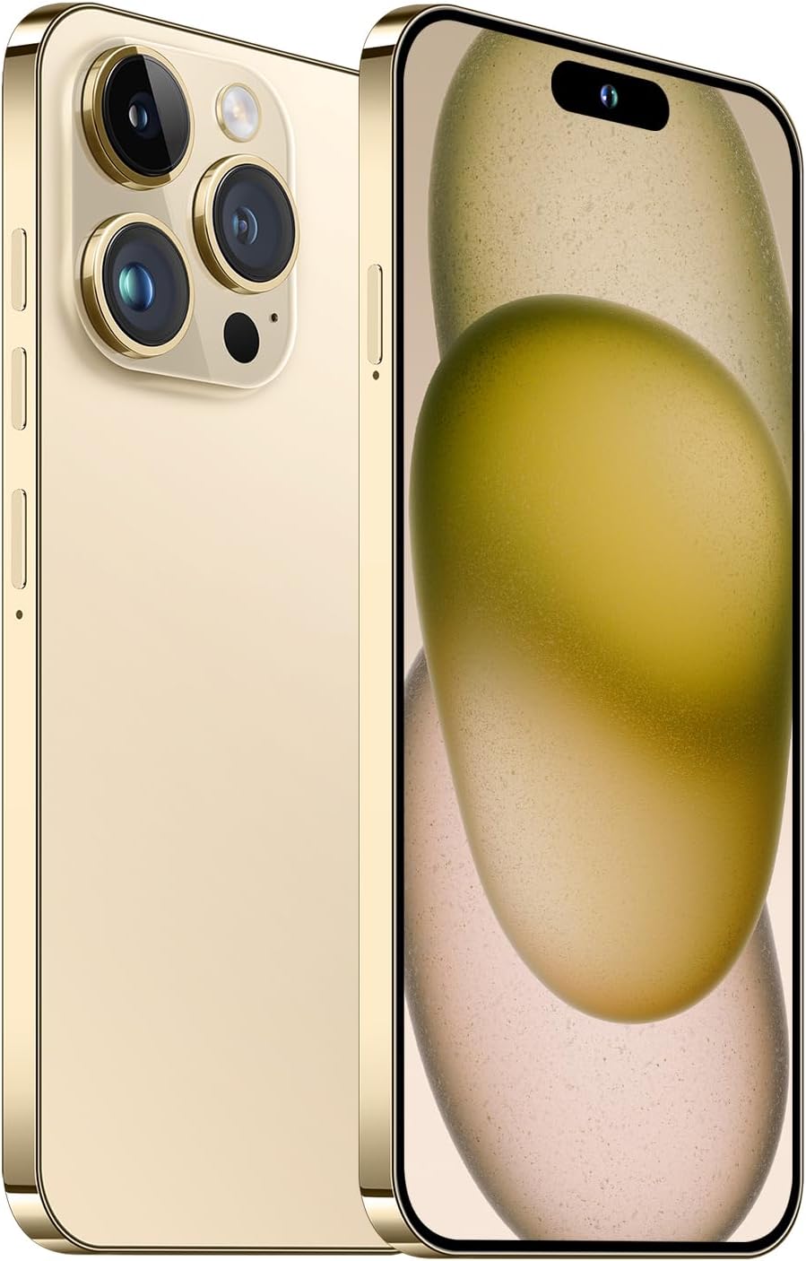 C35 Fast chargingHD Screen 48MP+108MP Camera Cell Phone with (Gold)