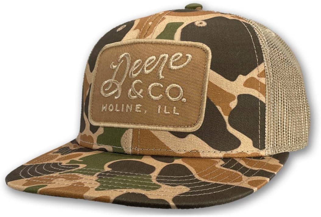 John Deere Men's Camo Deere Script Patch Hat/Cap - Image 2