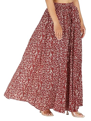 Image of Sttoffa Cotton Printed Women Wear Maxi Long Skirt 40 inch inch Full Length