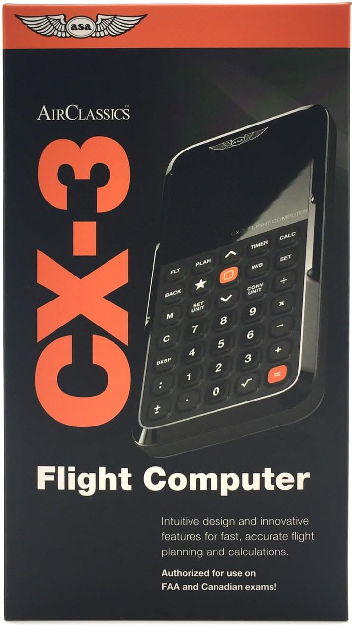 ASA CX3 Flight Computer Navigationsrechner Schwarz