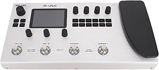 Pissente Gitarren-Multieffektpedal, 120 Ampere, 320 Effekte mit Expression-Pedal, MIDI-Schnittstelle, Looper-Drum-Maschine, für Bühnenstudio-Aufnahmen