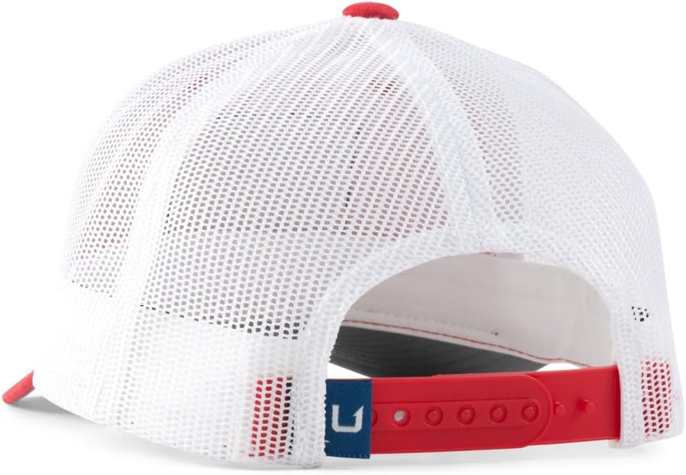 HUK Unisex Kids Trucker Hat, Anti-Glare Snapback Fishing Hat for Kids, Fish Huk - Channel Marker, One Size - Image 2