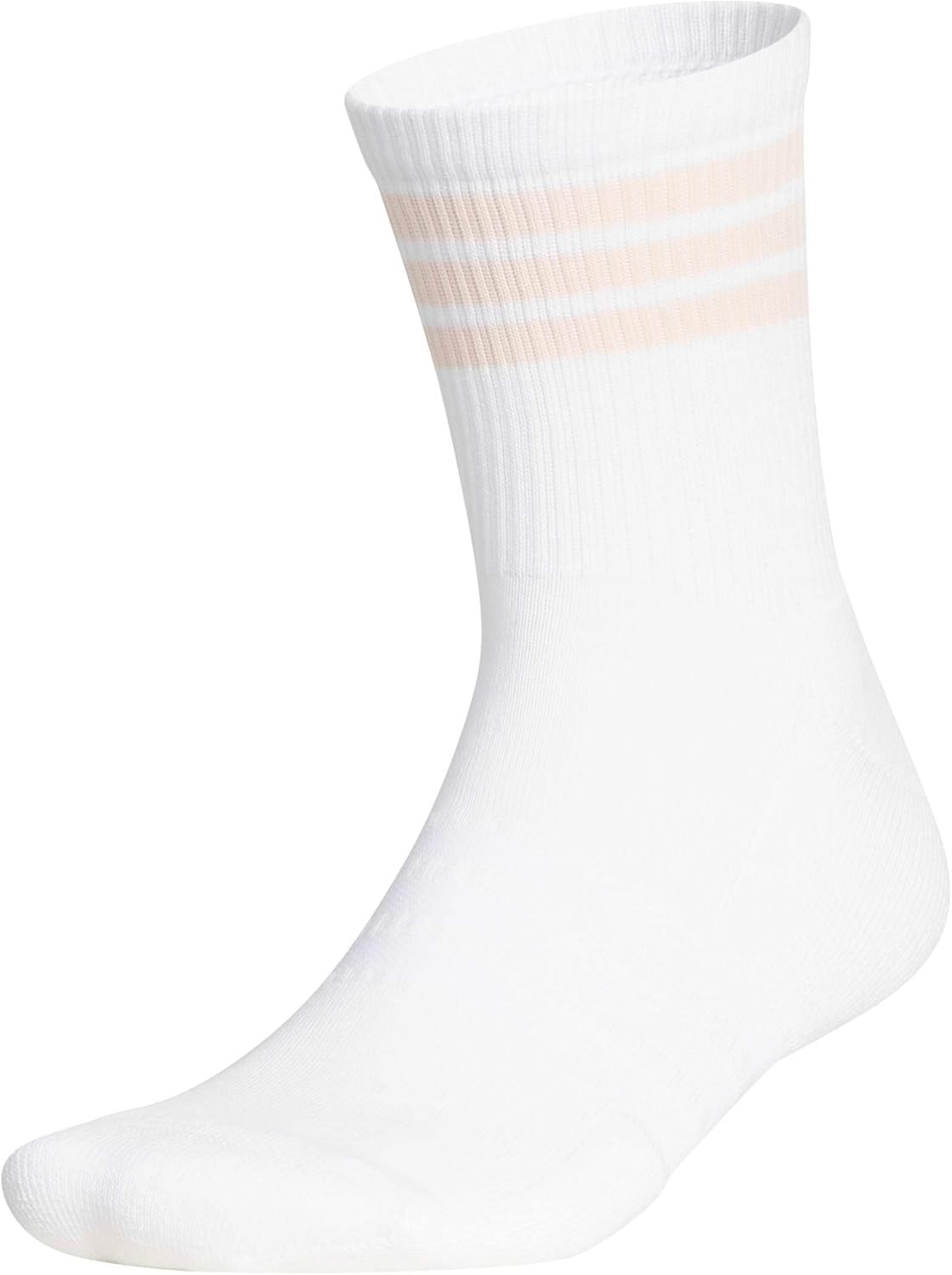 adidas Unisex 3-STRIPE HALF CREW GOLF SOCK